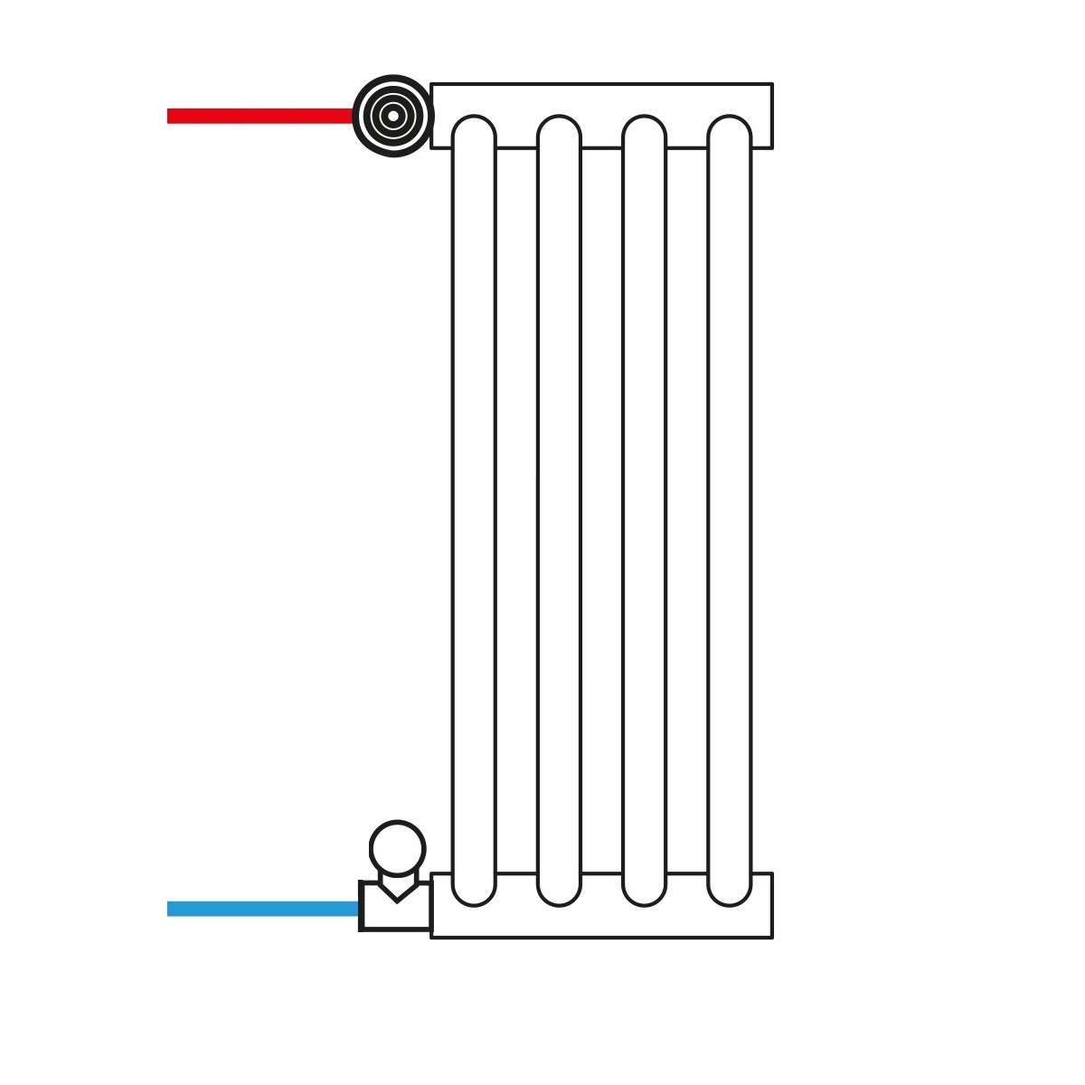 Schéma zapojení stranového ventilu